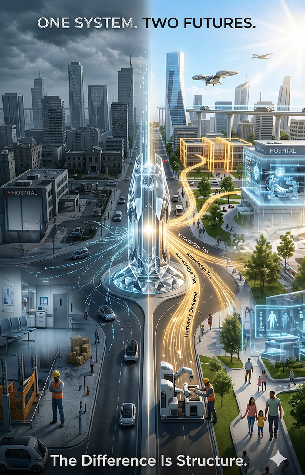 Featured homepage image for One System. Two Futures.